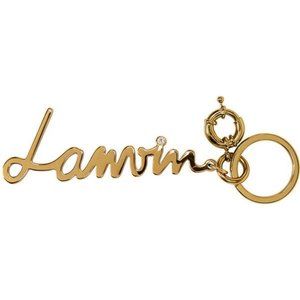 LANVIN Paris logo writing keychain / keyring
